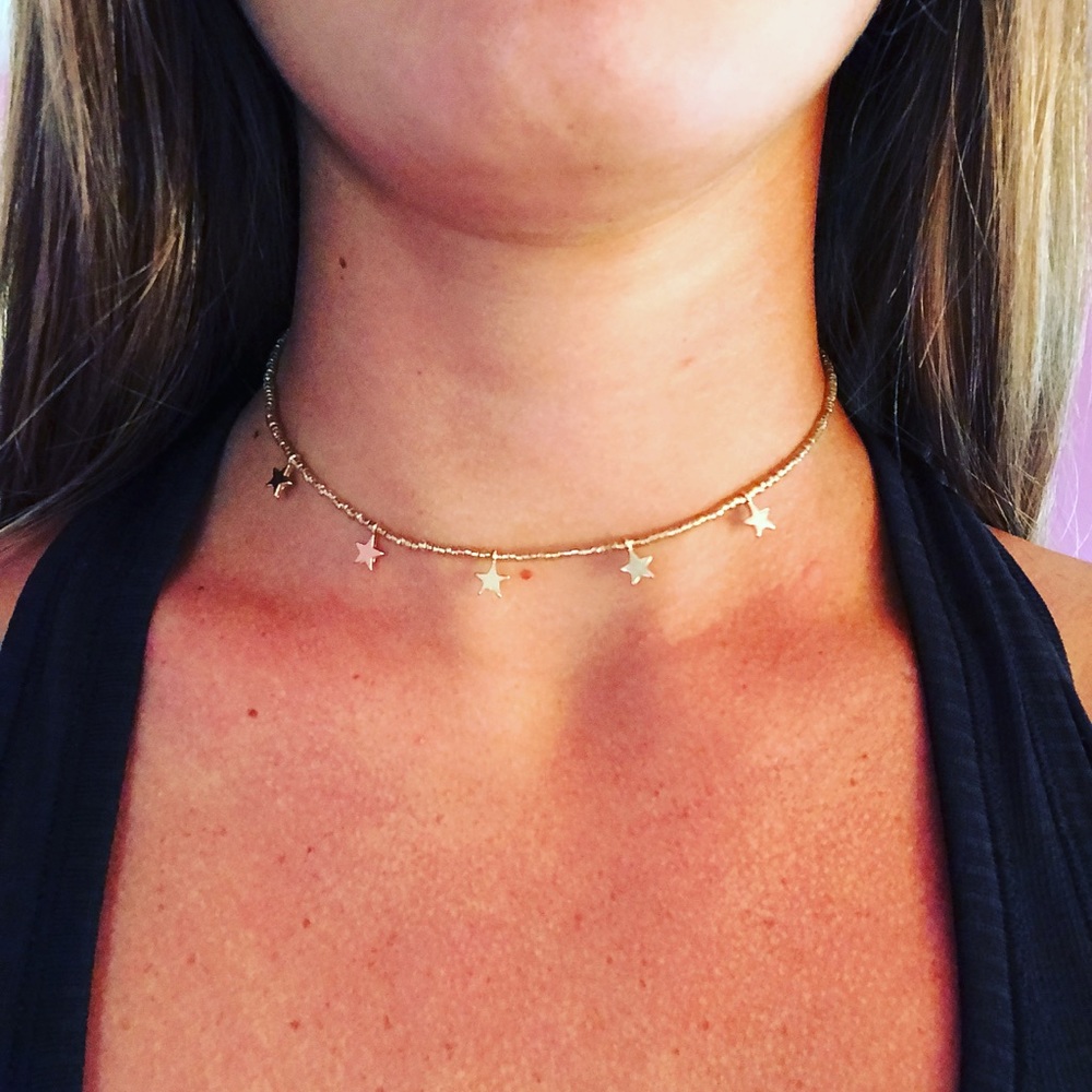 star choker necklace